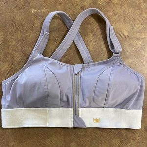 SHEFIT Lavender and White Sports Bra